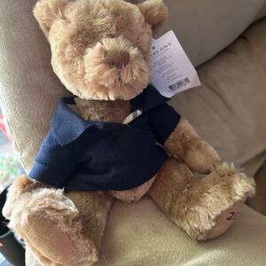 Burberry Teddy Bear with Navy Outfit